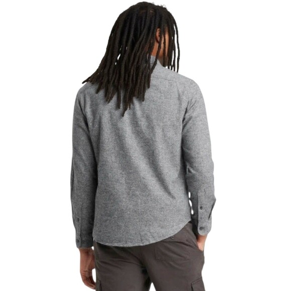 Men's Mid-Weight Flannel Long Sleeve Button-Down Shirt ~ Size: L ~ NWT - Picture 2 of 7